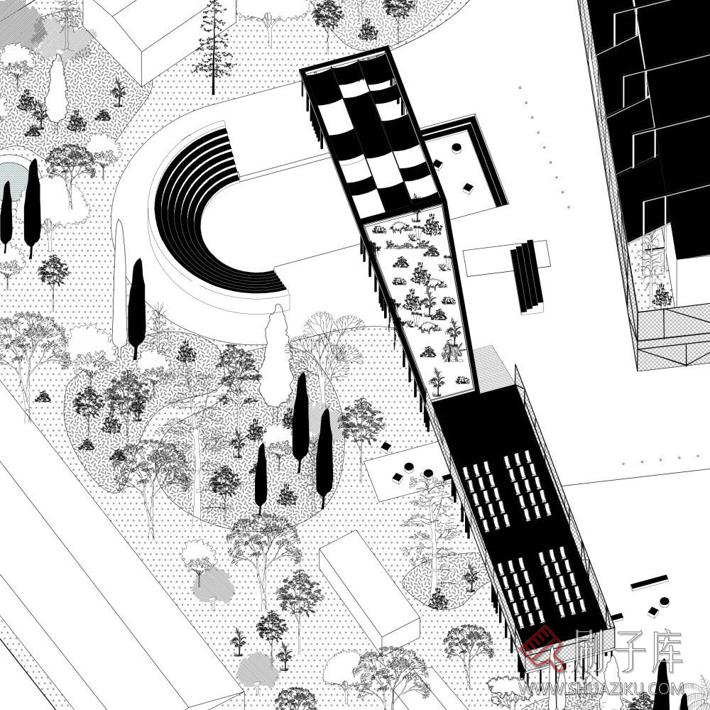 【设计师必备】140张室内剖面、立面创意分析图-5 【设计师必备】140张室内剖面、立面创意分析图-5