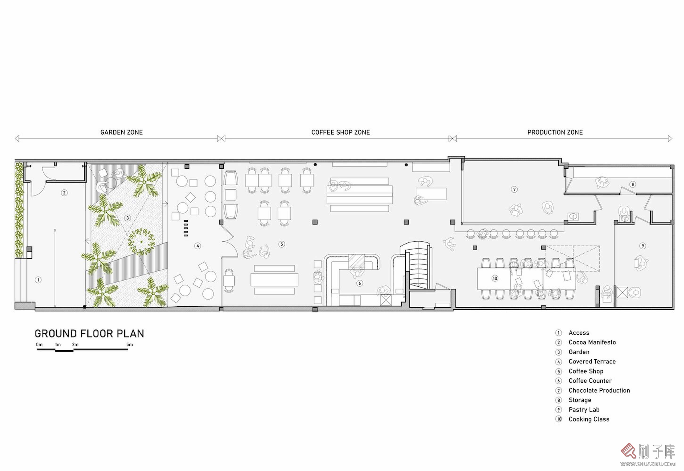 【设计师必备】最新60张咖啡厅平面图-3 【设计师必备】最新60张咖啡厅平面图-3