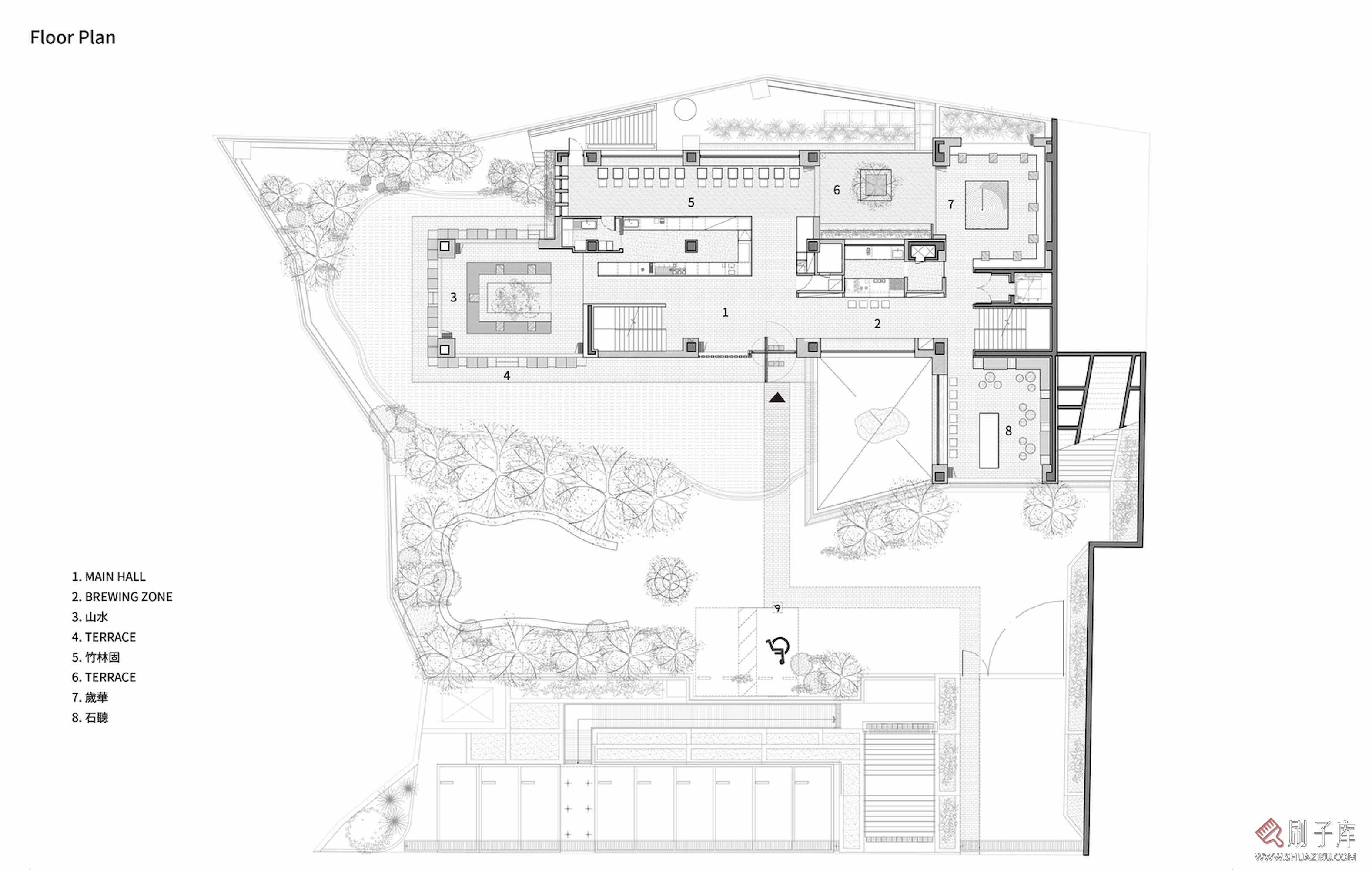 【设计师必备】最新60张咖啡厅平面图-5 【设计师必备】最新60张咖啡厅平面图-5