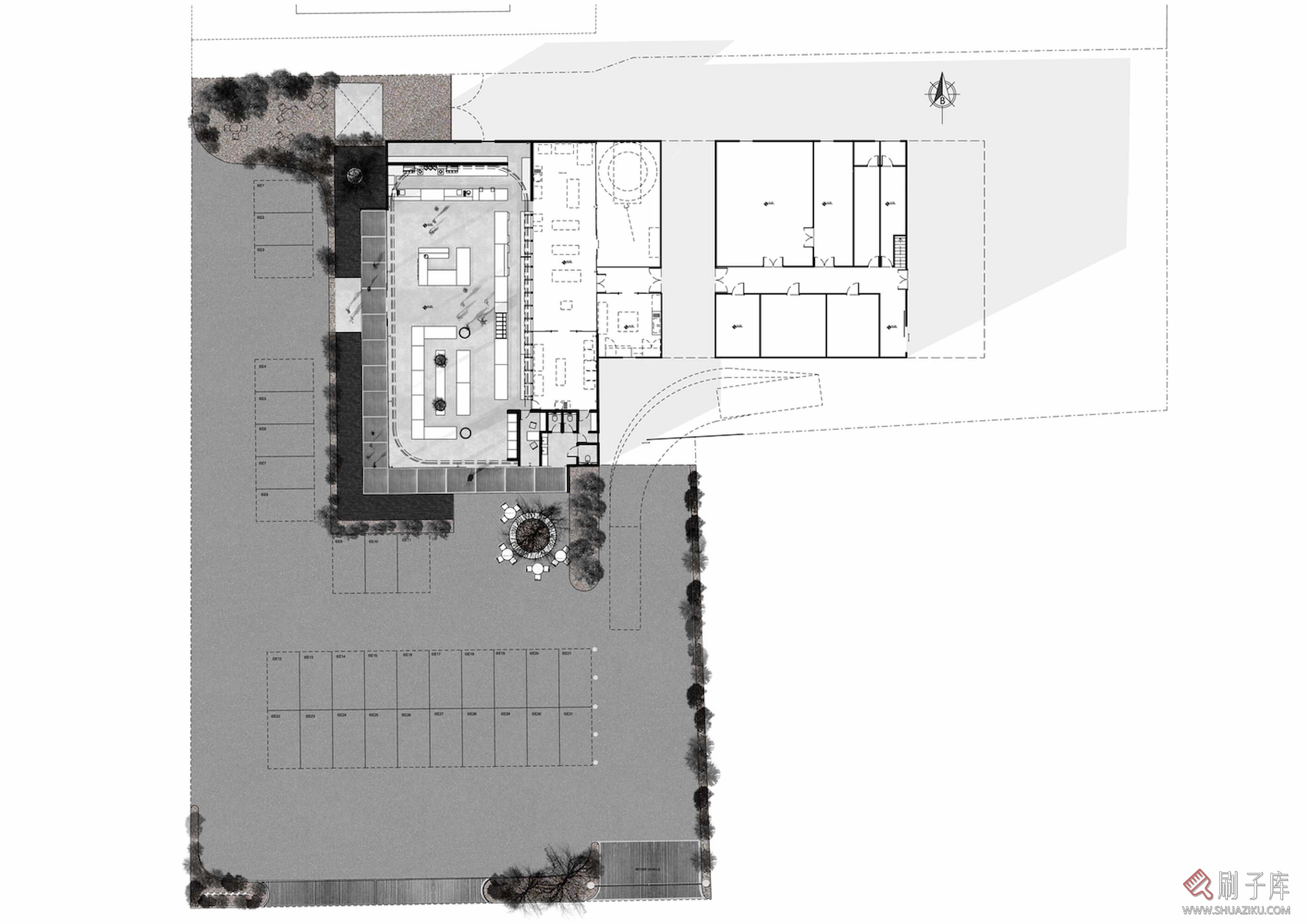 【设计师必备】最新60张咖啡厅平面图-2 【设计师必备】最新60张咖啡厅平面图-2