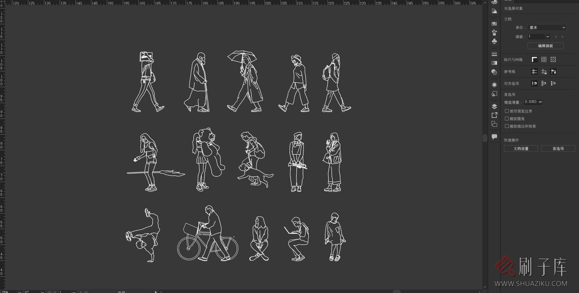 15个创意立面人物图集,AI+CAD+PSD+PNG-1 15个创意立面人物图集,AI+CAD+PSD+PNG-1