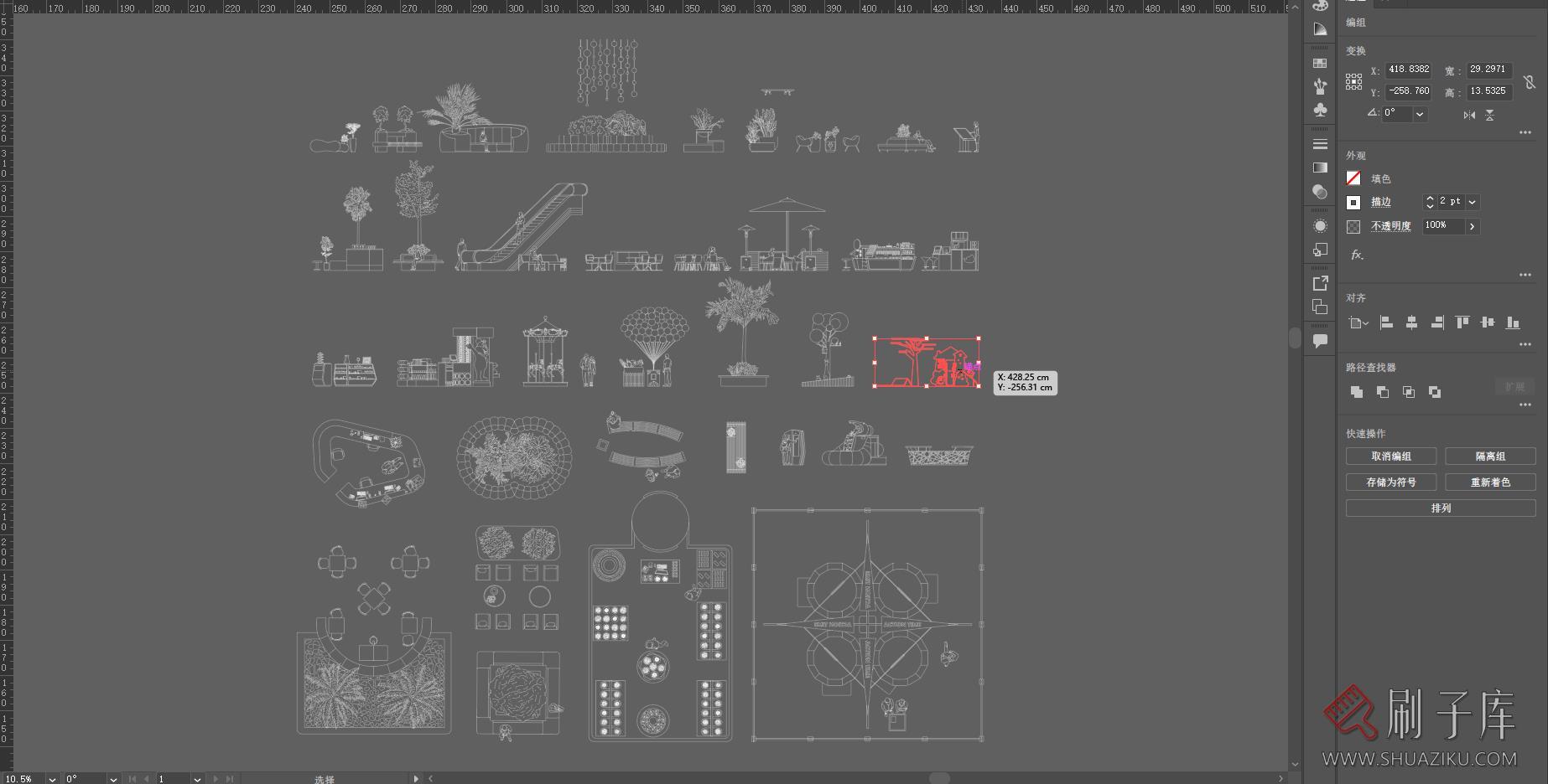 39个商场平立面CAD图集，AI+CAD+PNG-3