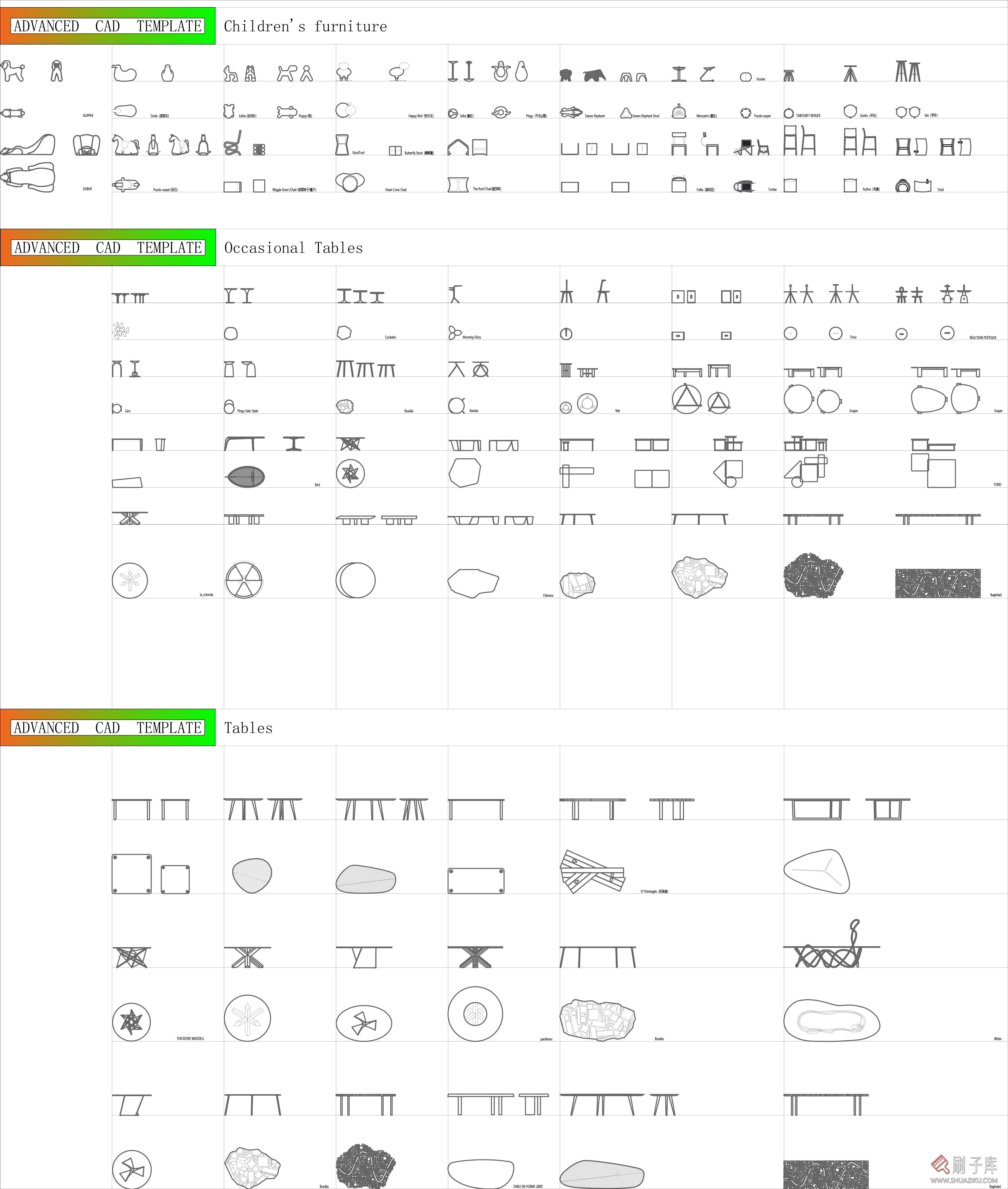 图片[2]-高精度平立面图库 -（完整版）-刷子库