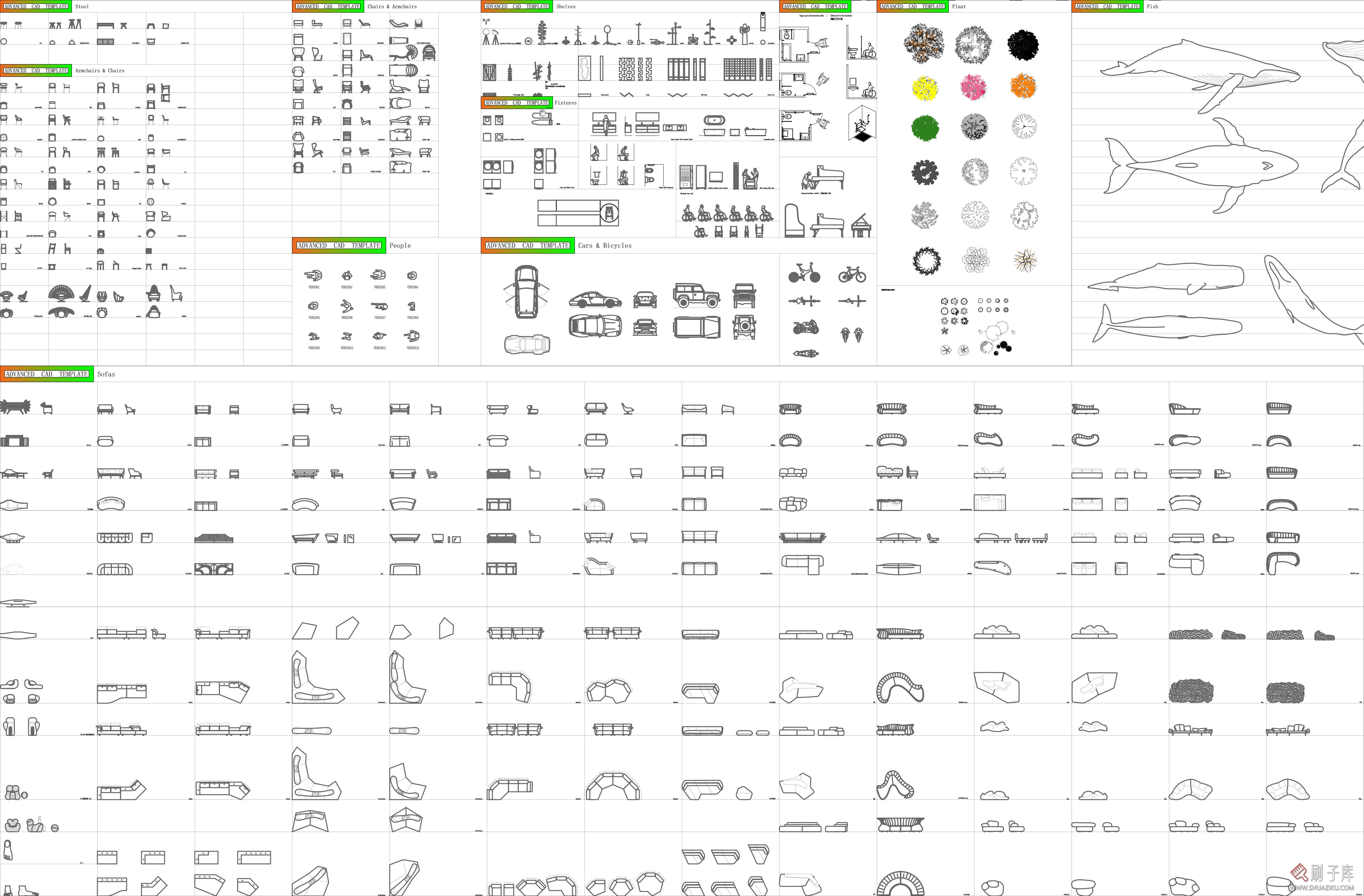 图片[3]-高精度平立面图库 -（完整版）-刷子库