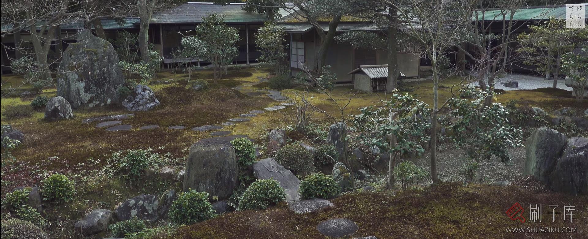 [4K]黄梅院・大德寺OUBAI-IN GARDEN-日式侘寂庭院-6