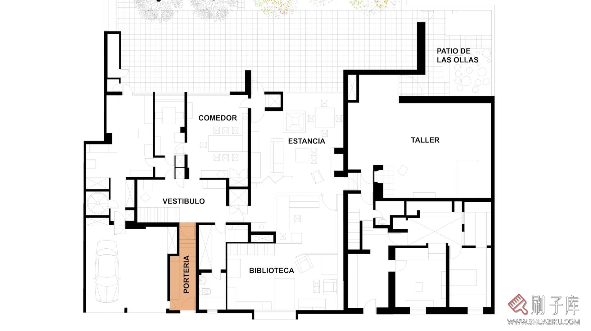 路易斯·巴拉甘 | 用情感创造诗意空间（自宅+工作室）-4