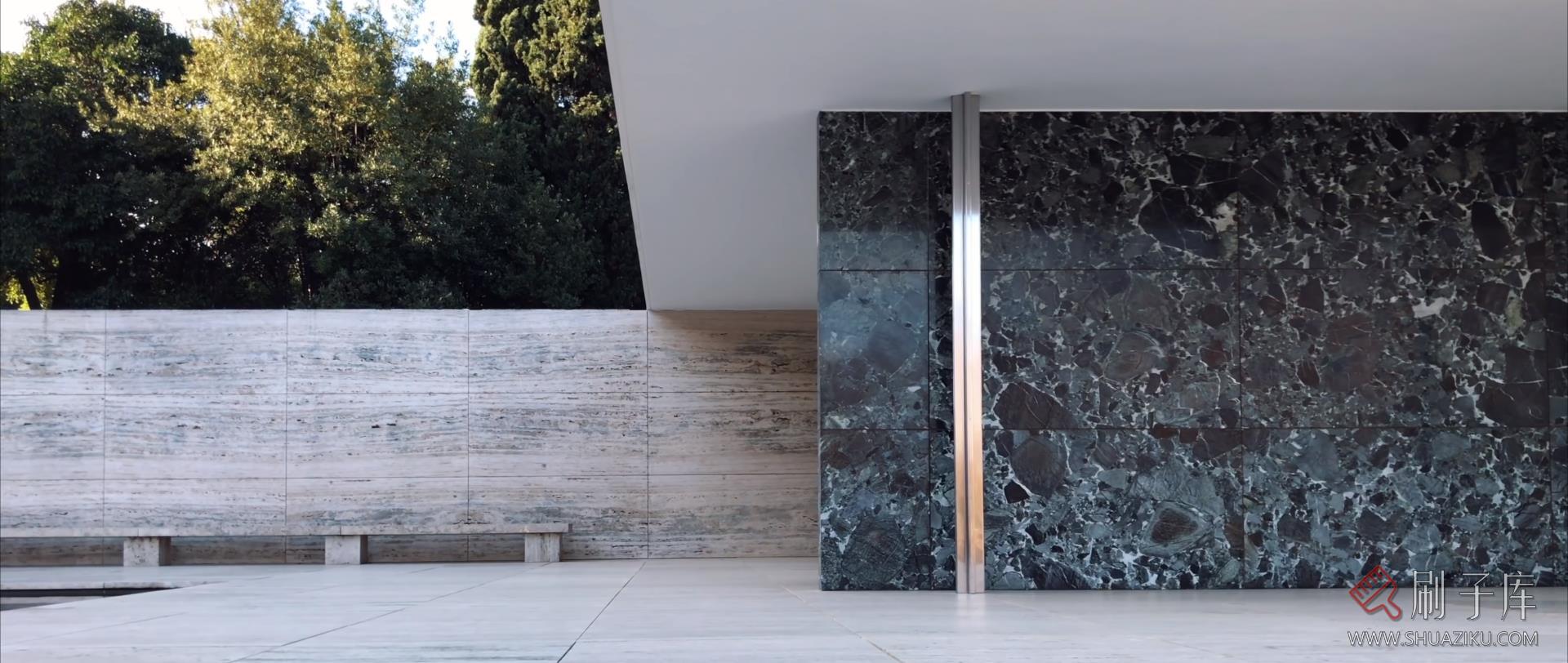 4K-密斯·凡德罗-巴塞罗那世博会德国馆-3