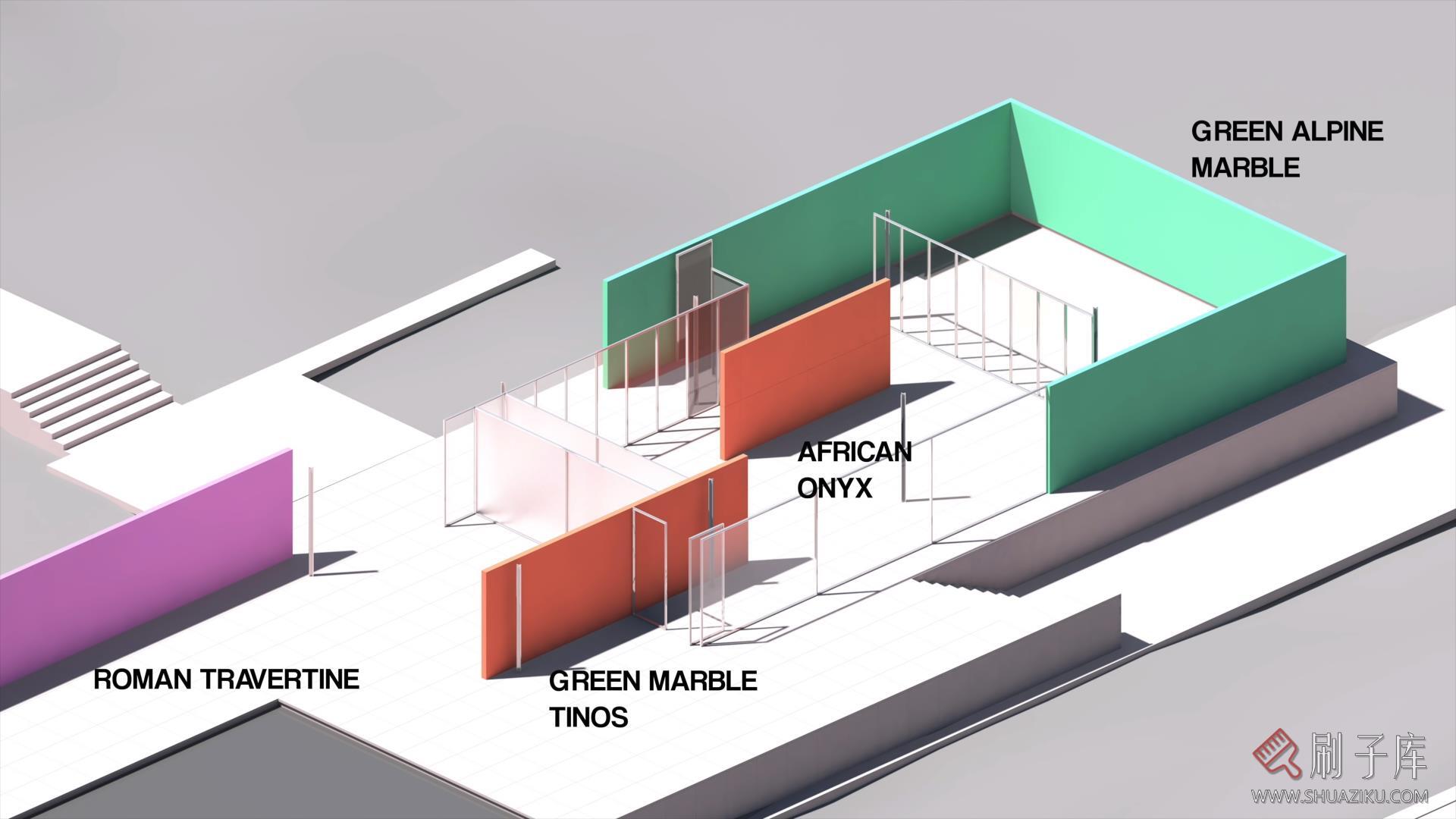 4K-密斯·凡德罗-巴塞罗那世博会德国馆-7
