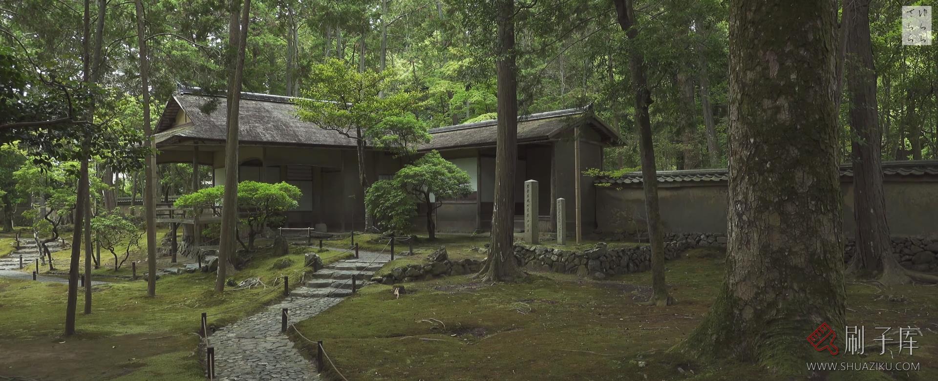 [4K]西芳寺 / 苔寺-日式侘寂·庭院-刷子库