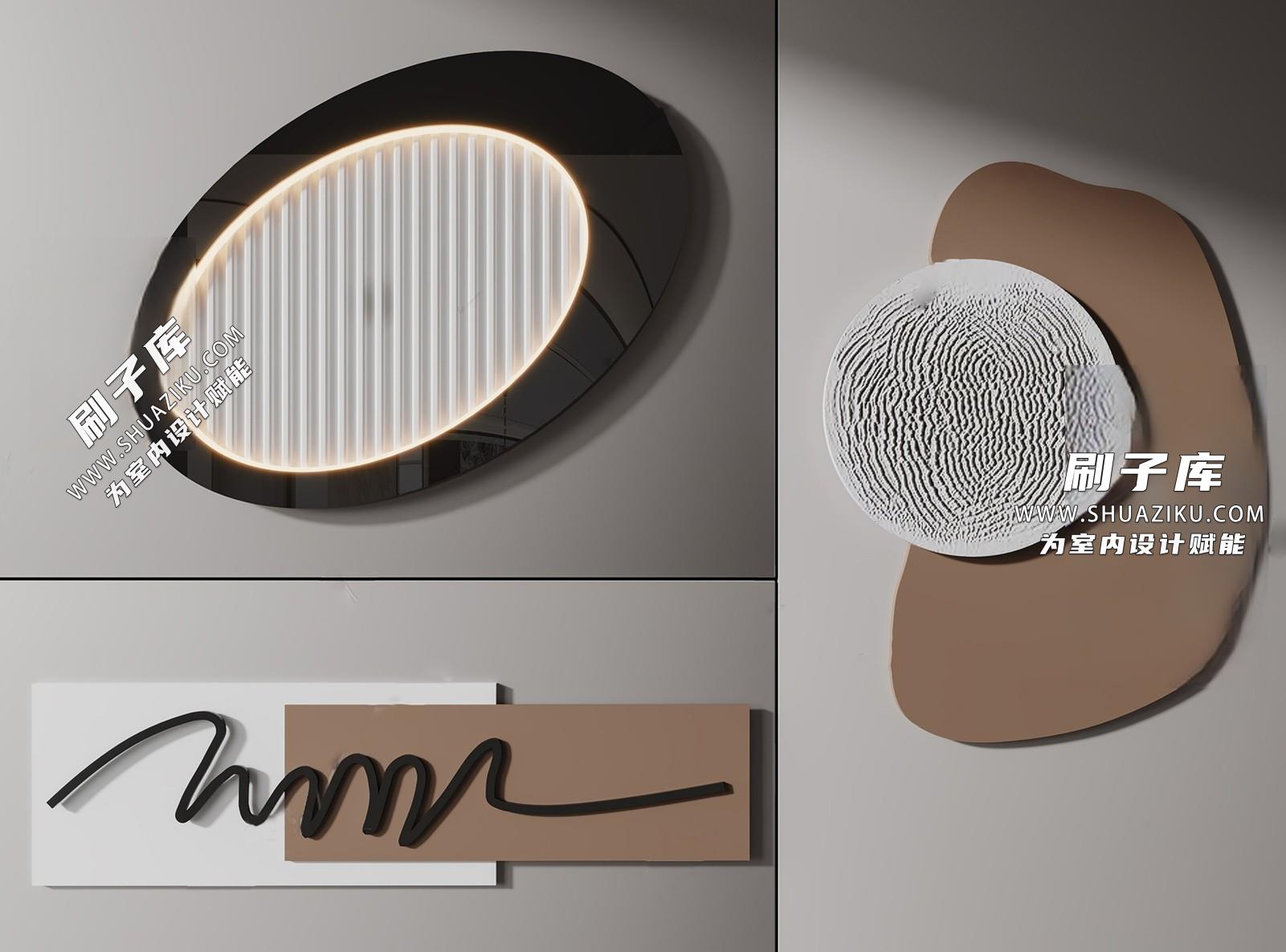 图片[13]-精选墙饰3dmax模型-刷子库