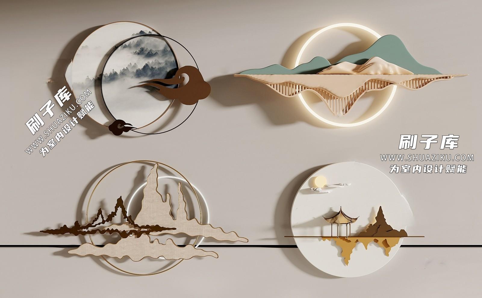 图片[15]-精选墙饰3dmax模型-刷子库