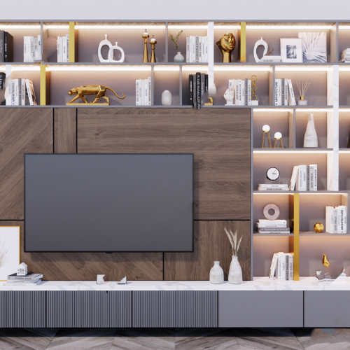 SU电视墙模型-刷子库