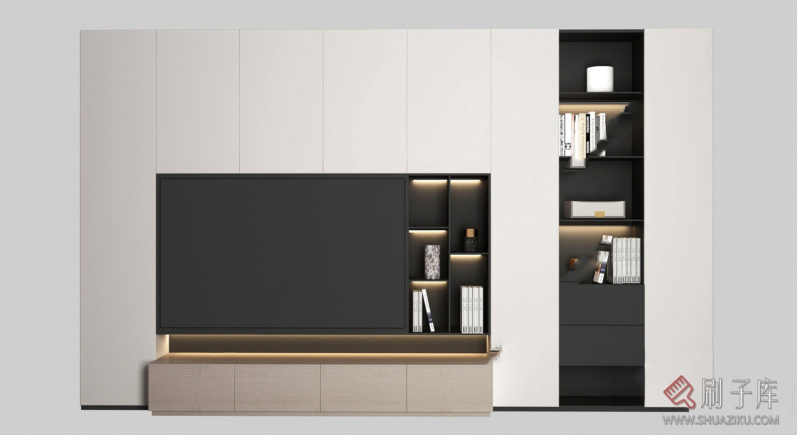 图片[2]-SU电视墙模型-刷子库