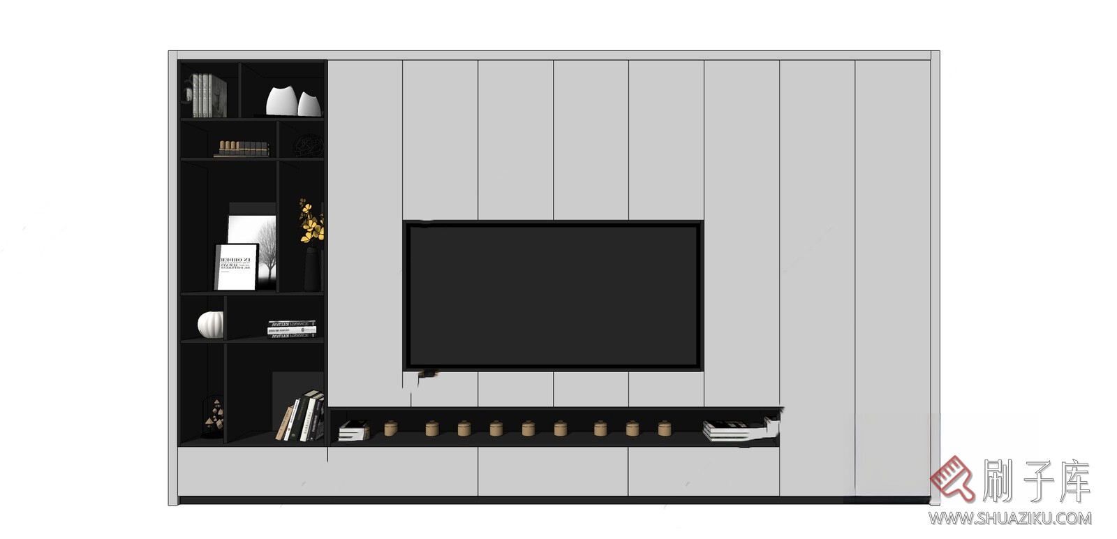 图片[7]-SU电视墙模型-刷子库