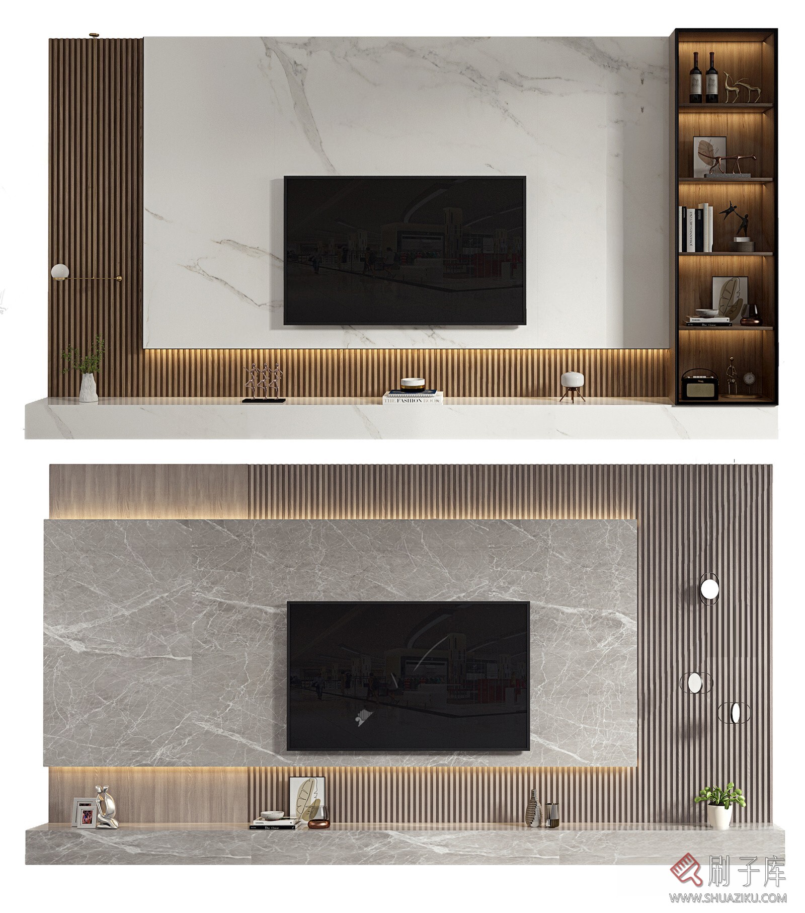 图片[12]-SU电视墙模型-刷子库