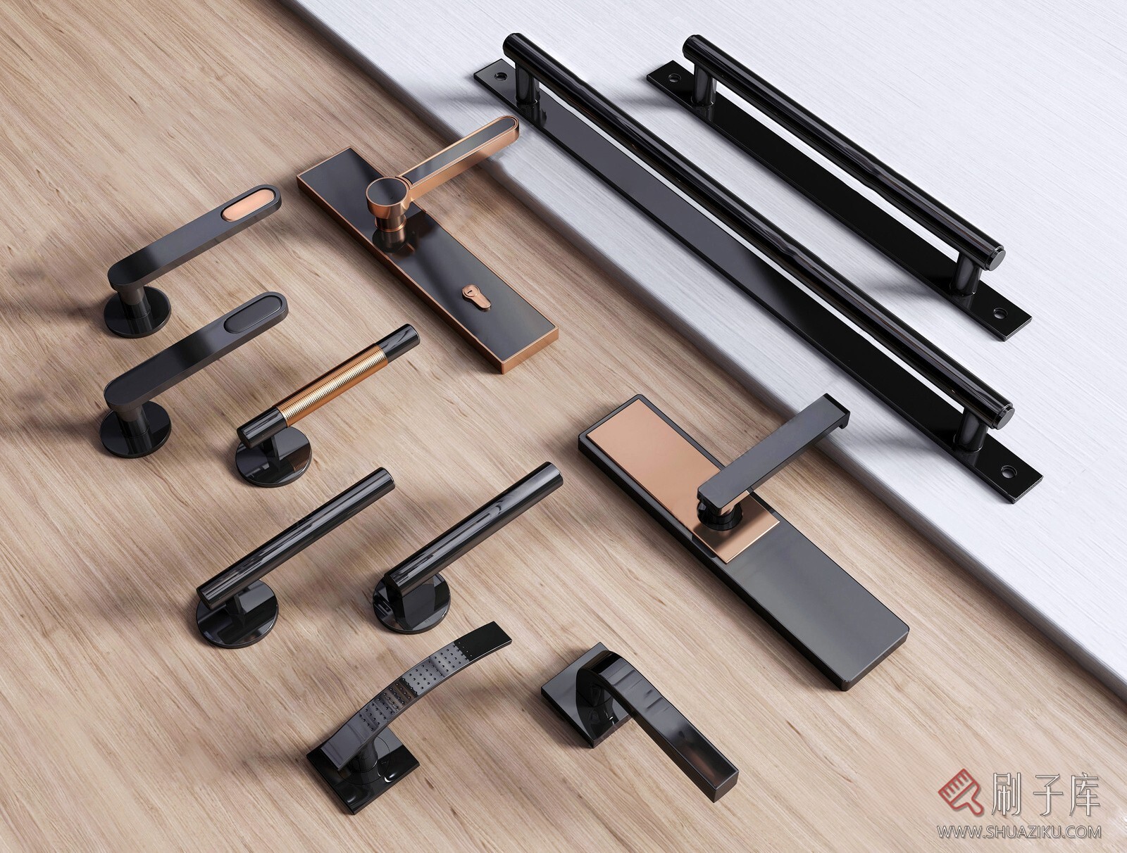 图片[6]-门锁门把手SU模型-刷子库