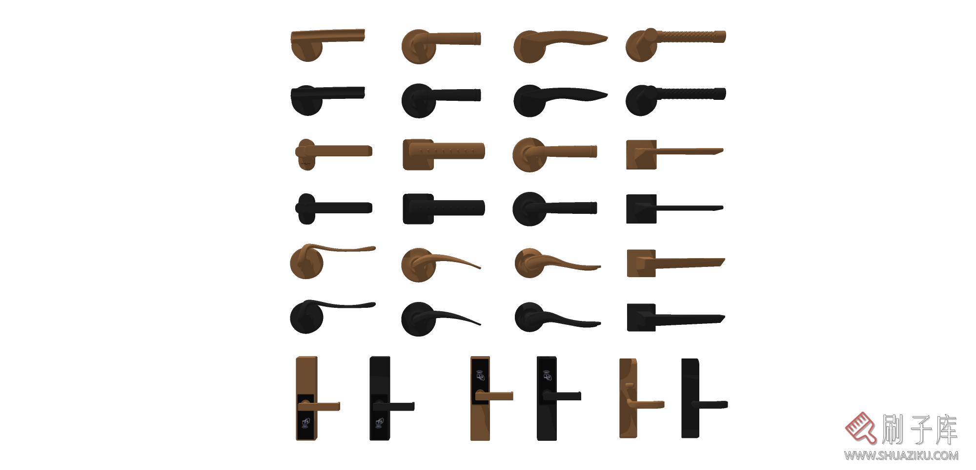 图片[7]-门锁门把手SU模型-刷子库