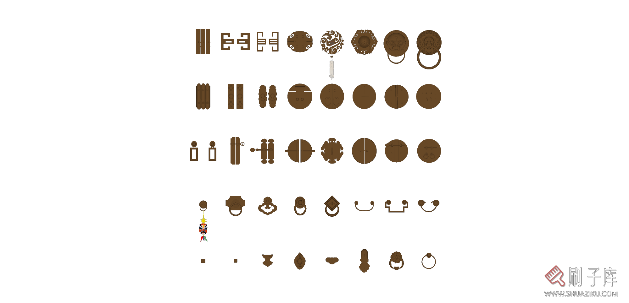 图片[9]-门锁门把手SU模型-刷子库