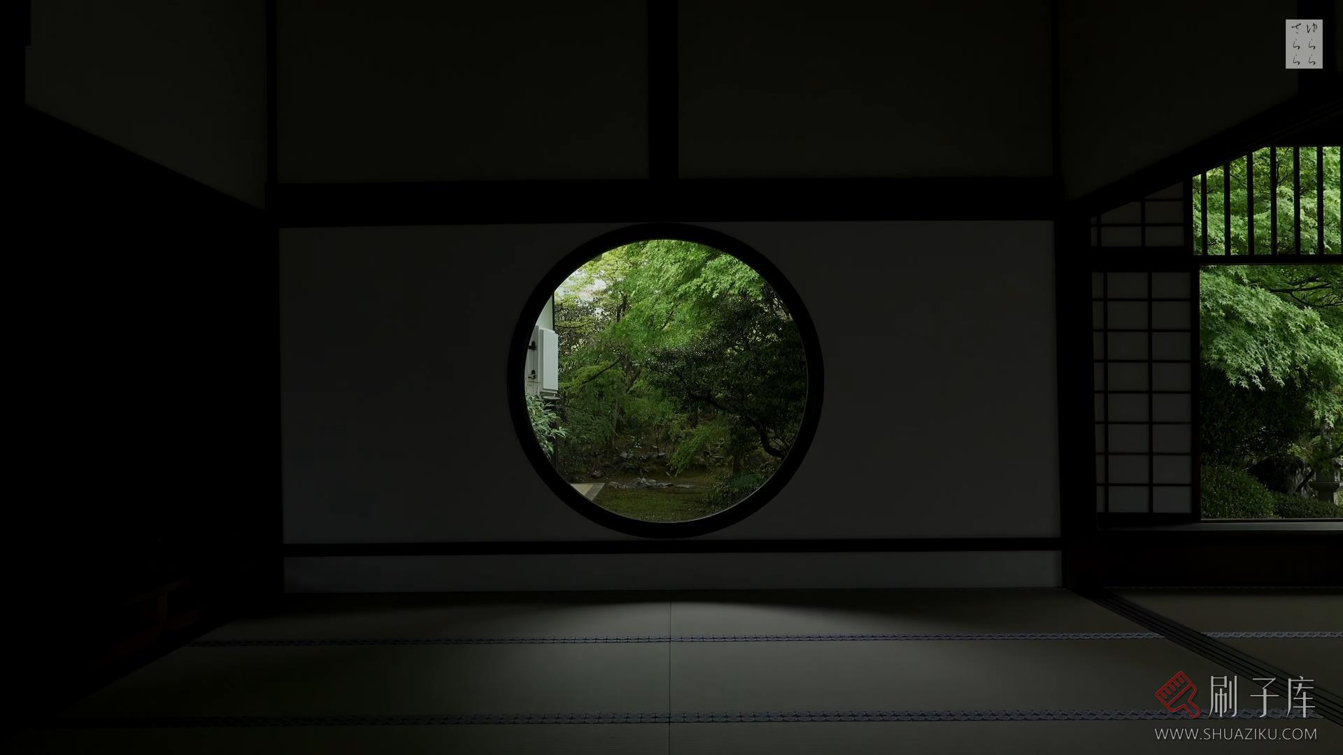 [4K] 源光庵・京都-日式侘寂·庭院-刷子库