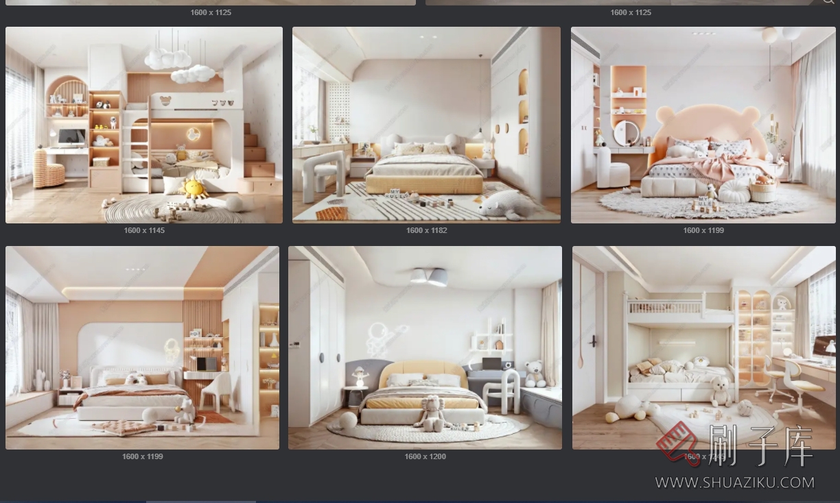 图片[5]-精选草图大师儿童房SU模型-20套-刷子库