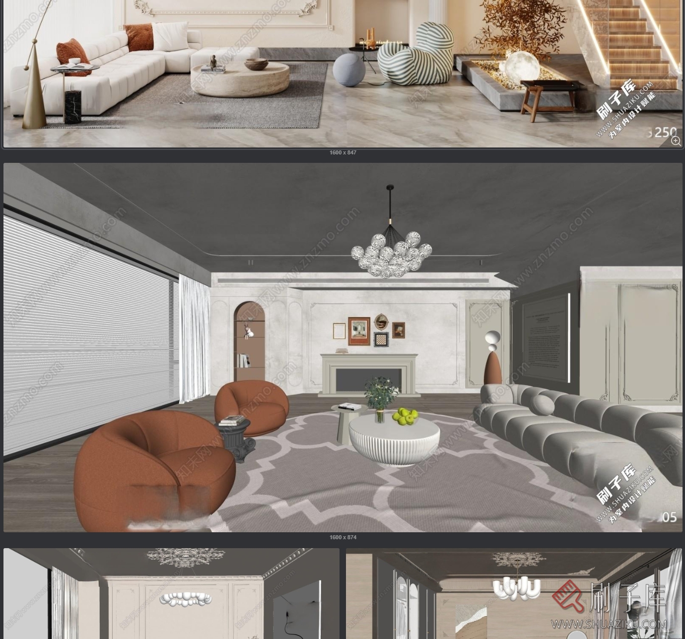 图片[3]-法式家装草图大师室内设计SU模型库-刷子库