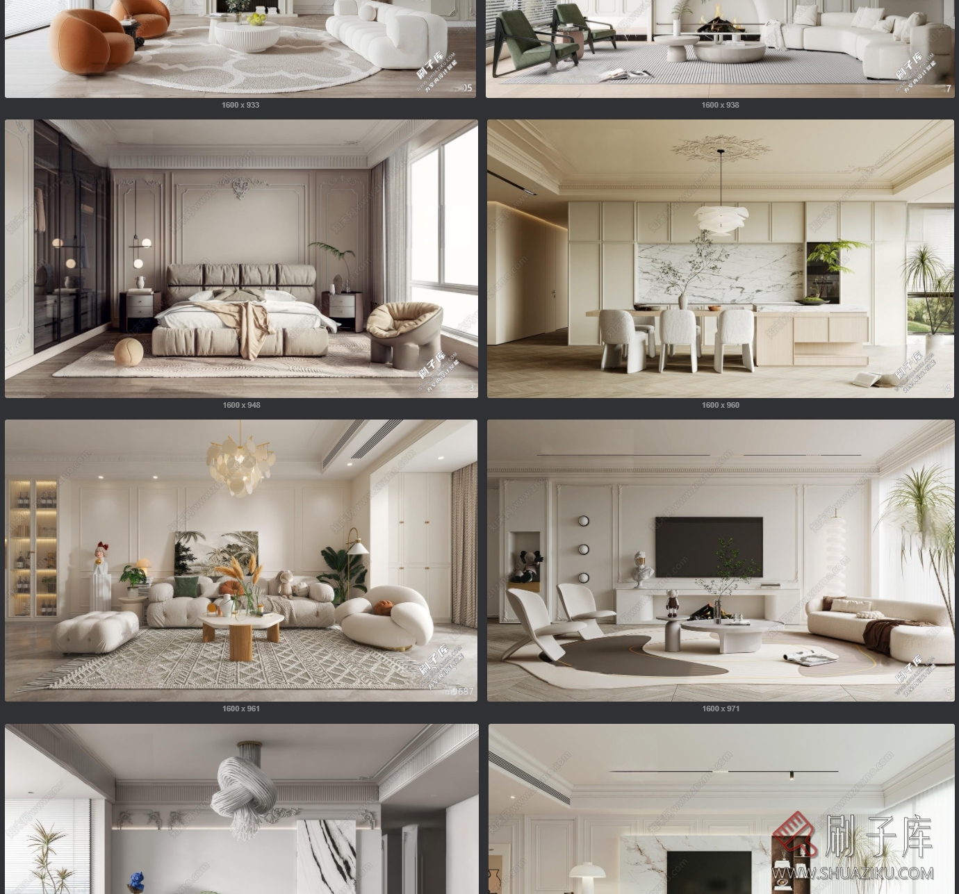 图片[5]-法式家装草图大师室内设计SU模型库-刷子库