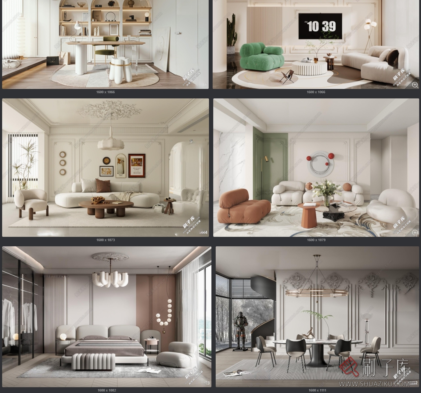 图片[7]-法式家装草图大师室内设计SU模型库-刷子库