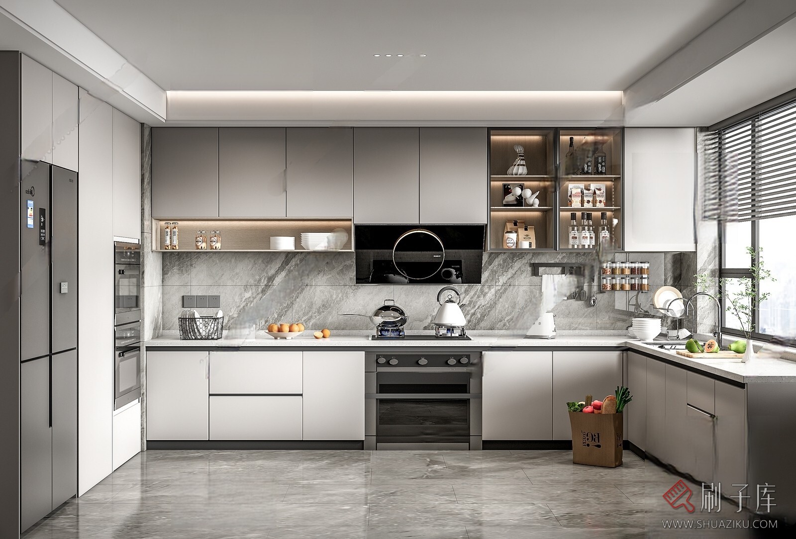 图片[3]-草图大师厨房橱柜SU模型库-45套-刷子库