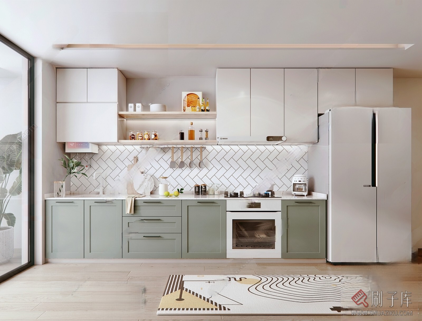 图片[4]-草图大师厨房橱柜SU模型库-45套-刷子库