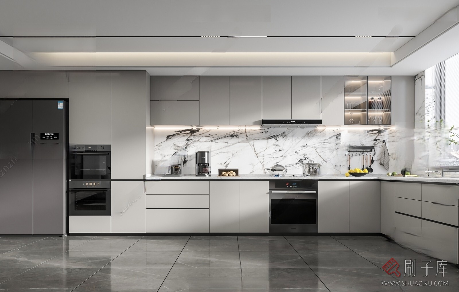 图片[8]-草图大师厨房橱柜SU模型库-45套-刷子库