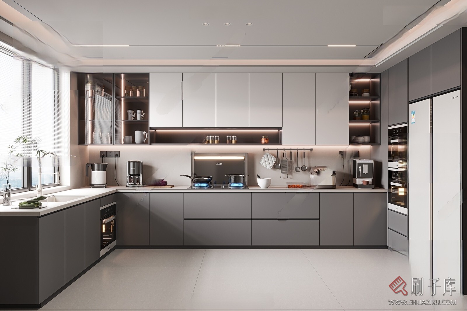 图片[9]-草图大师厨房橱柜SU模型库-45套-刷子库