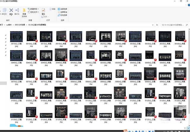 图片[3]-室内透视EXR透视贴图环境模型合集日景、夜景共90套-刷子库