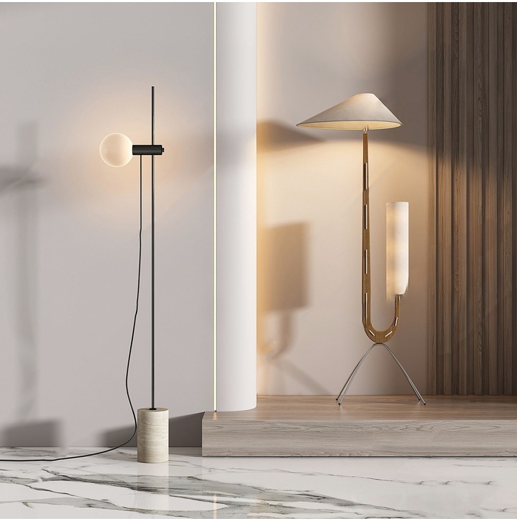 图片[15]-落地灯台灯SU模型库现代轻奢侘寂风奶油家装室内日式灯具草图大师-刷子库