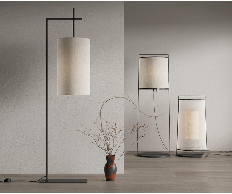 图片[17]-落地灯台灯SU模型库现代轻奢侘寂风奶油家装室内日式灯具草图大师-刷子库