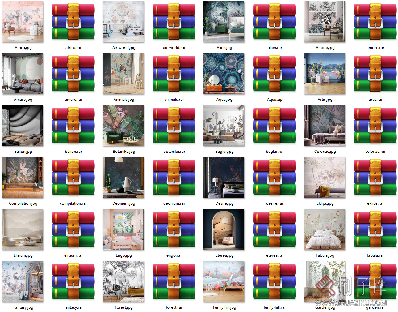 图片[1]-Creativille+INTERIUME品牌墙纸壁纸贴图-刷子库