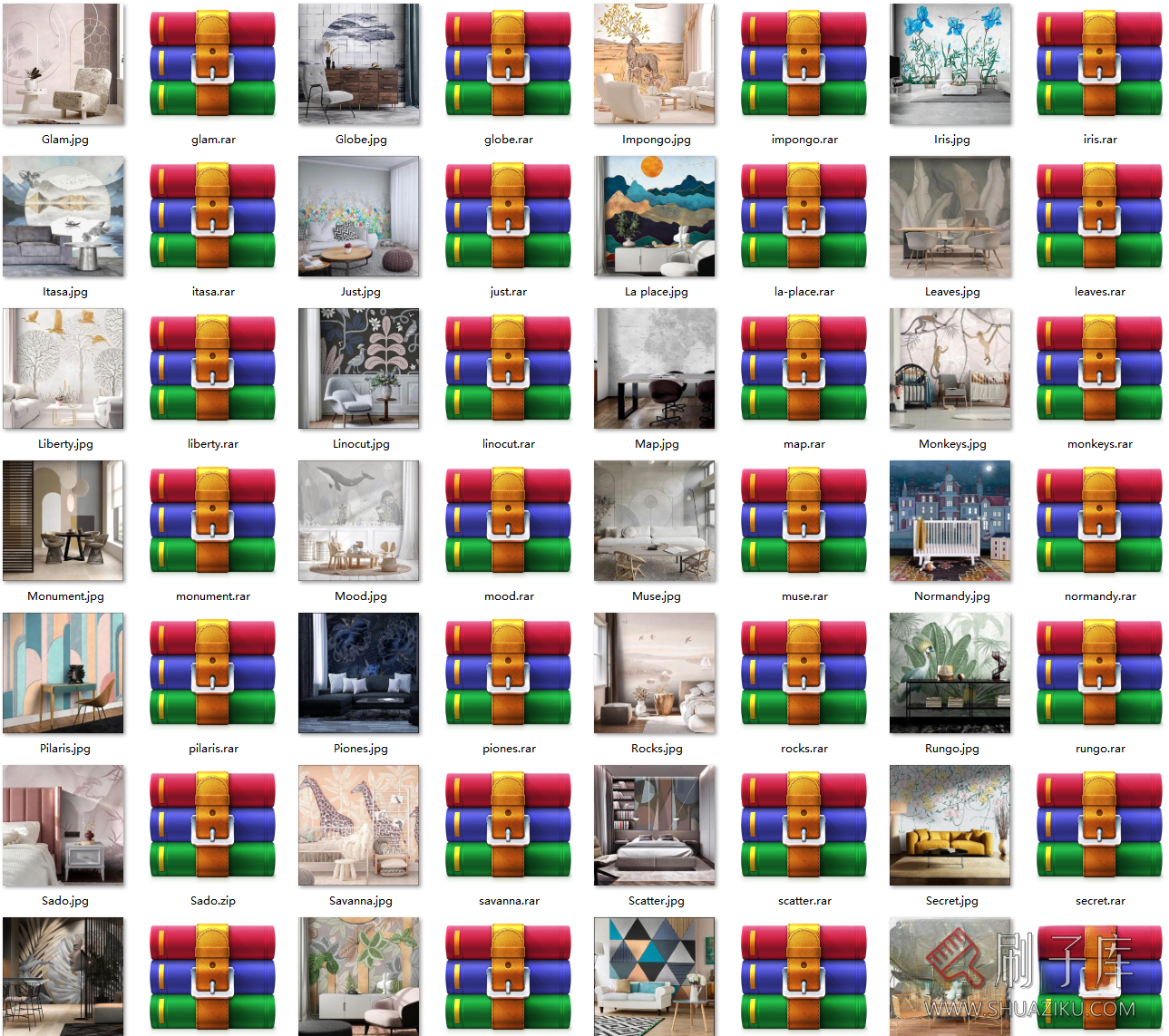 图片[3]-Creativille+INTERIUME品牌墙纸壁纸贴图-刷子库