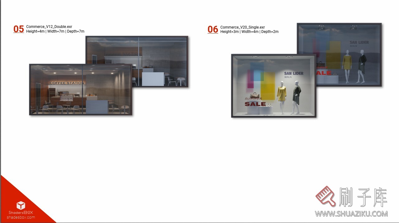 图片[2]-12种独特的房间内饰OSL透视贴图 ShadersBox – STARTER KIT-刷子库