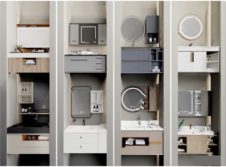 图片[1]-浴室柜子草图大师卫生间洗手台盆镜子卫浴现代奶油单体家装su模型-刷子库