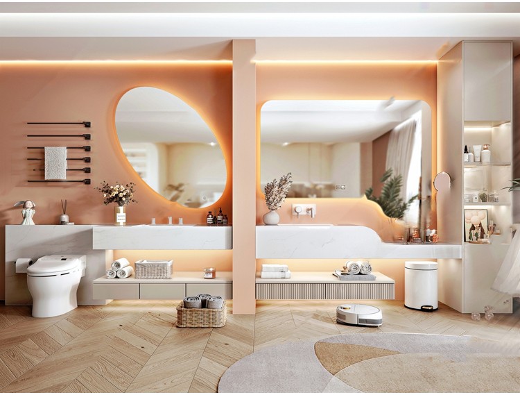 图片[15]-浴室柜子草图大师卫生间洗手台盆镜子卫浴现代奶油单体家装su模型-刷子库