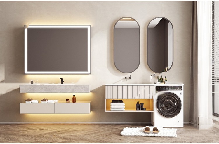 图片[16]-浴室柜子草图大师卫生间洗手台盆镜子卫浴现代奶油单体家装su模型-刷子库