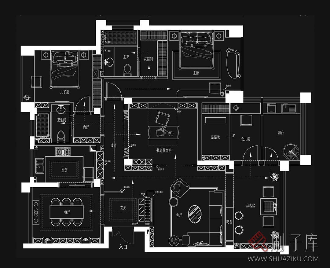 图片[7]-相同户型图改造66种不同设计方案-刷子库