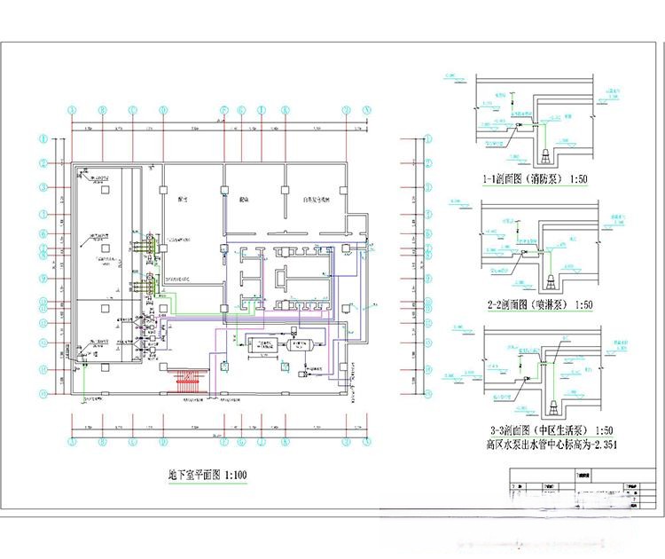 图片[13]-消防图纸设计CAD施工图水电 图库给排水工装酒店商场安装图集素材-刷子库
