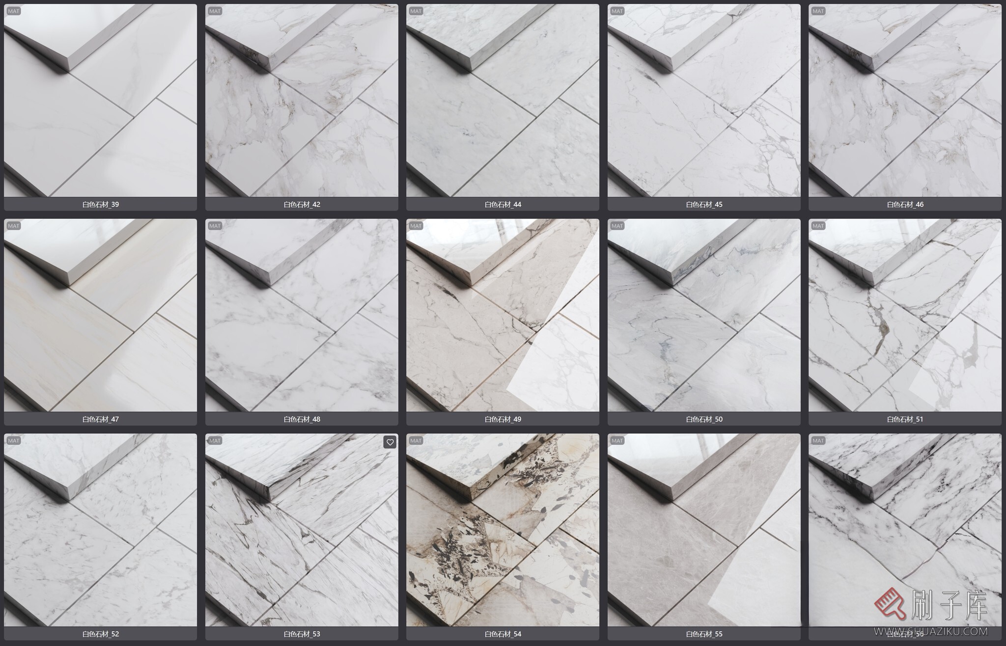 图片[4]-178个高品质石材corona材质-刷子库