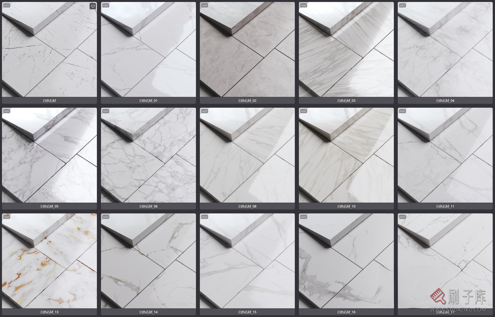 图片[1]-178个高品质石材corona材质-刷子库