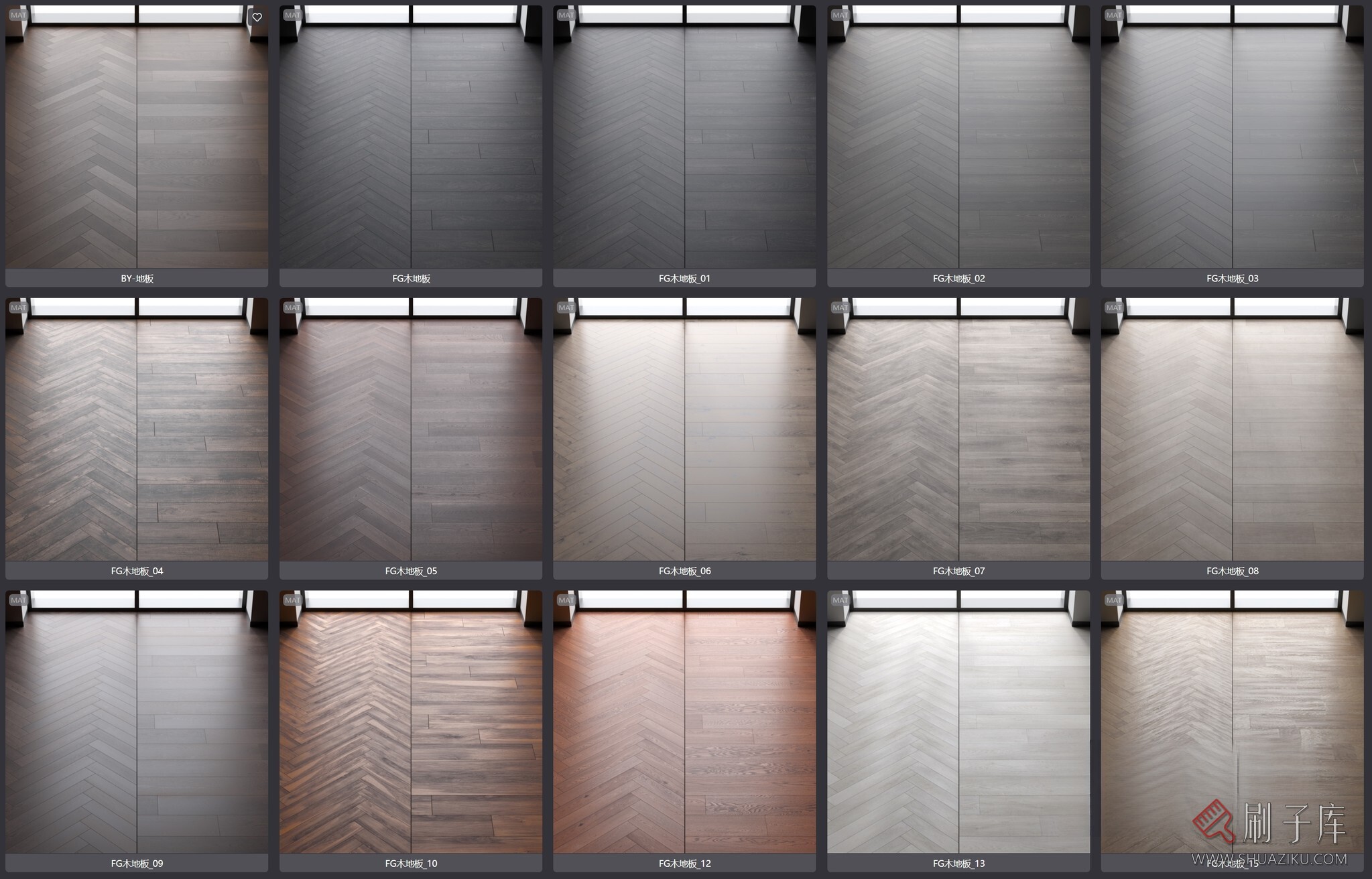 图片[3]-35个高品质FG木地板corona材质-刷子库