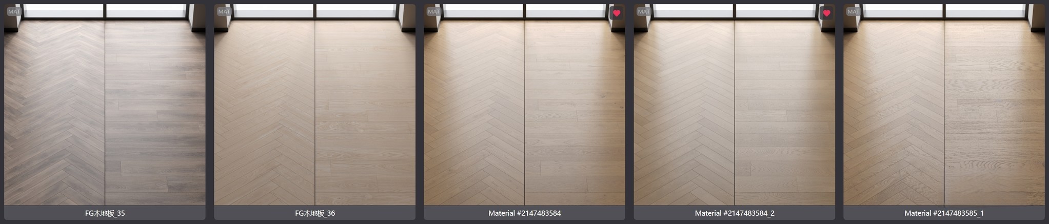 图片[1]-22个高品质贴图木地板corona材质-刷子库