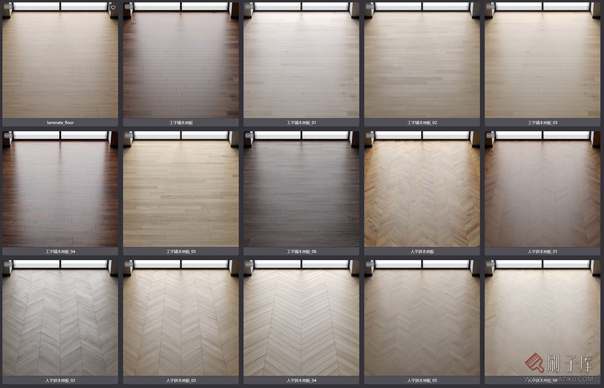 图片[4]-22个高品质贴图木地板corona材质-刷子库