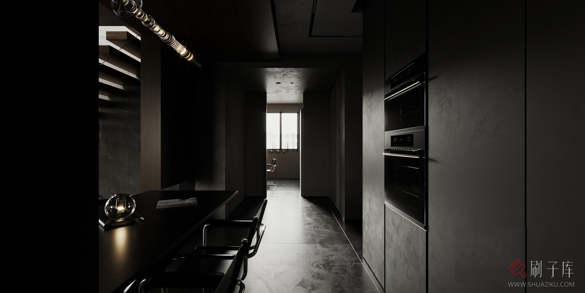 图片[6]-暗黑系写实客餐厅-刷子库