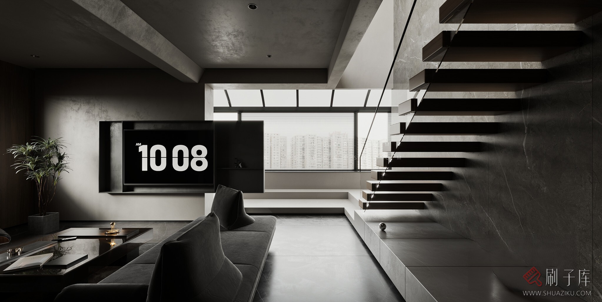 图片[10]-暗黑系写实客餐厅-刷子库