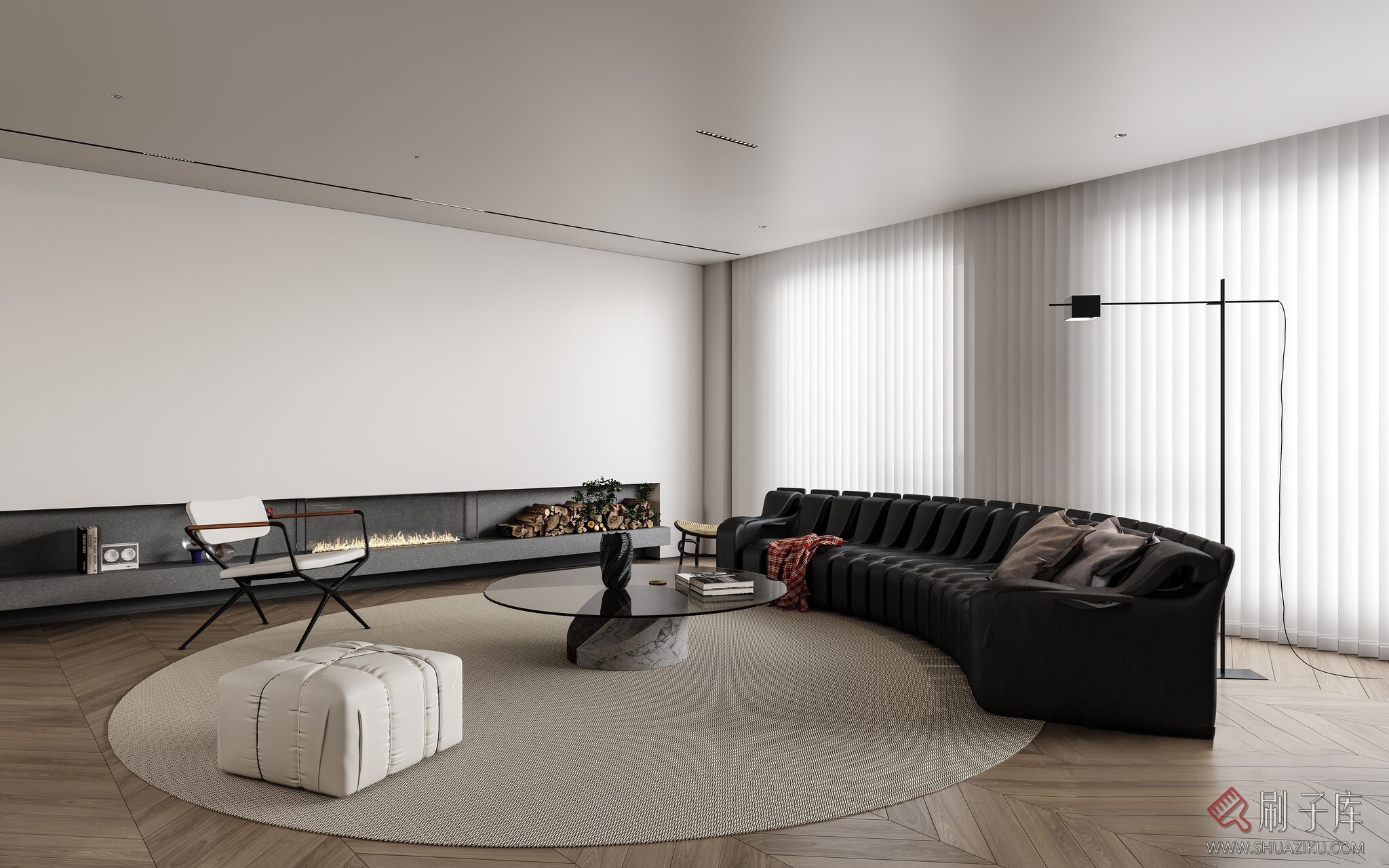 图片[5]-现代极简客餐厅-刷子库